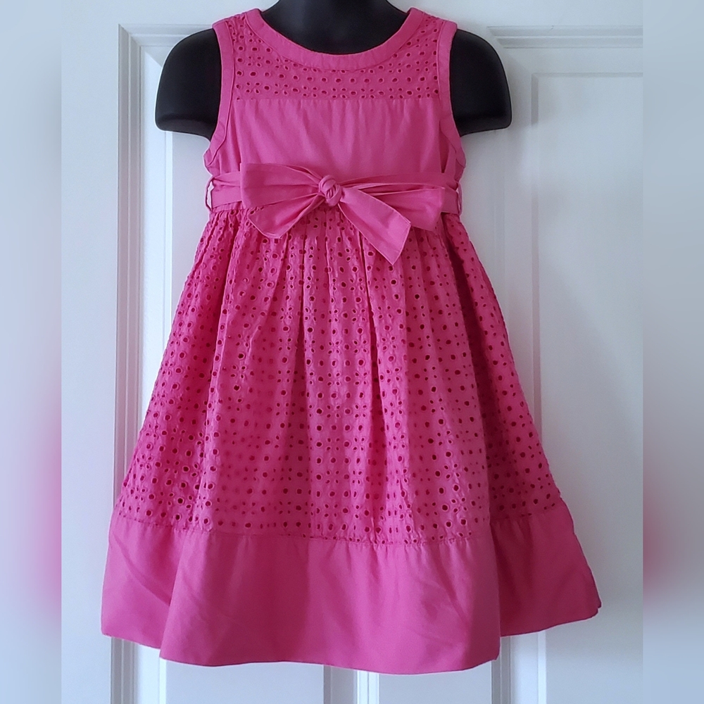Toddler Girl's Eyelet Fit & Flare Spring Dress